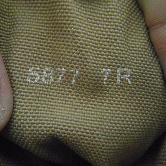 sz7R ALTAMA 5877 HOT WEATHER RIPPLE SOLE TAN COMBAT RIGHT BOOT ONLY NM 32389 main image 12